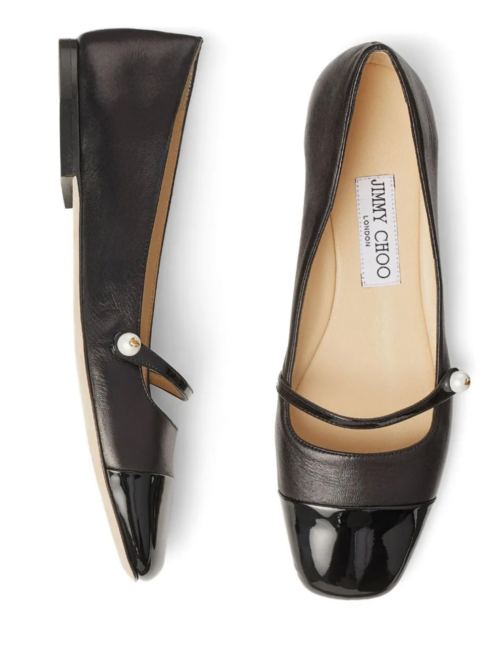 Jimmy Choo Elisa Flat Black Size 39